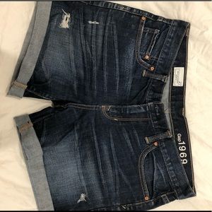 Dark Wash Denim Jean Shorts